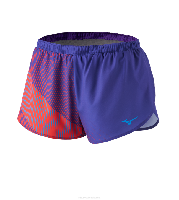 Mizuno Pantalón corto imprimible de 2,5" mujer vestir azul profundo (pr41) 668F269