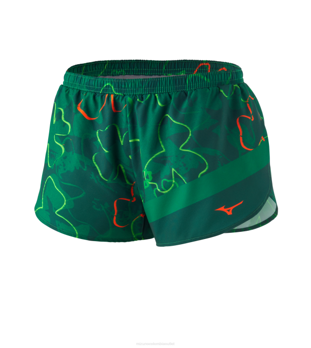 Mizuno Pantalón corto imprimible de 2,5" mujer vestir paddygreen (sm73) 668F271