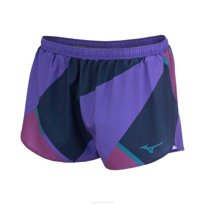 Mizuno Pantalón corto imprimible de 2,5" mujer vestir verónica (sm68) 668F273