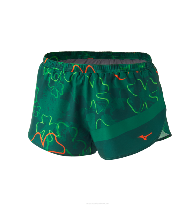Mizuno Pantalón corto imprimible de 2" hombres vestir paddygreen (sm73) 668F279