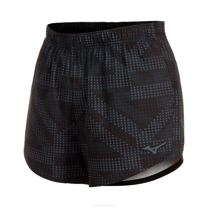 Mizuno Pantalón corto imprimible de 5" mujer vestir negro (9090) 668F343