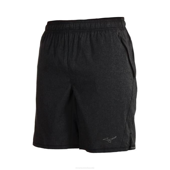 Mizuno pantalón corto deportivo alpha eco 9" hombres vestir negro (9090) 668F319