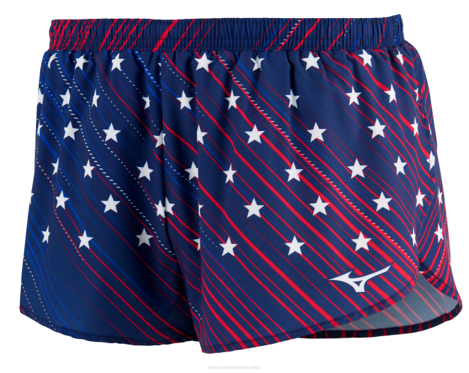 Mizuno pantalón corto imprimible eco 2" hombres vestir Azul medieval (meme) 668F349