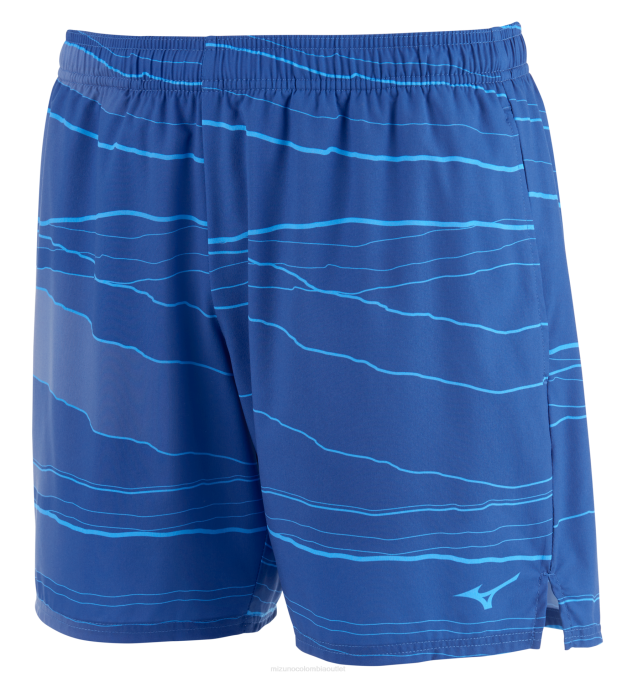 Mizuno pantalón corto imprimible eco 7" hombres vestir azul olímpico (ybyb) 668F324