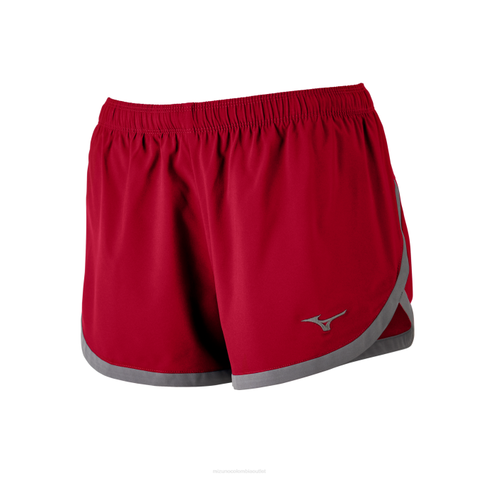 Mizuno impacto corto mujer vestir sombra roja (109i) 668F2072