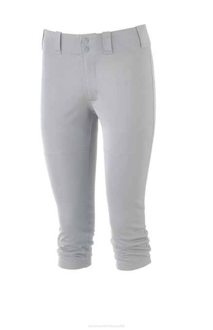 Mizuno pantalón de softbol prospecto chica vestir gris(9191) 668F1941