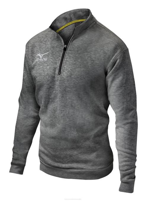 Mizuno Jersey polar con media cremallera unisexo vestir carboncillo(9292) 668F1500