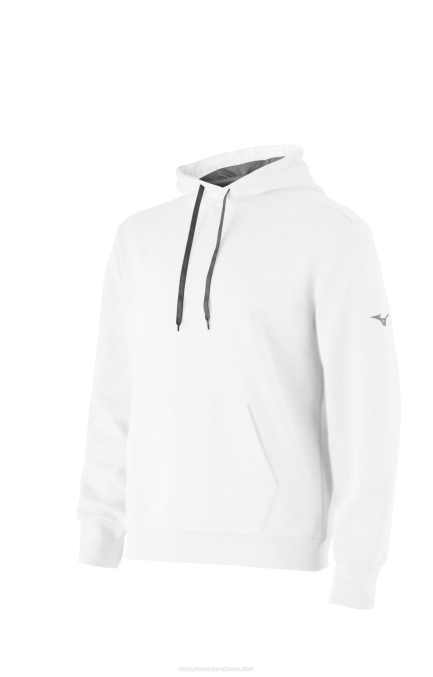 Mizuno sudadera con capucha de retador unisexo vestir blanco (0000) 668F1329