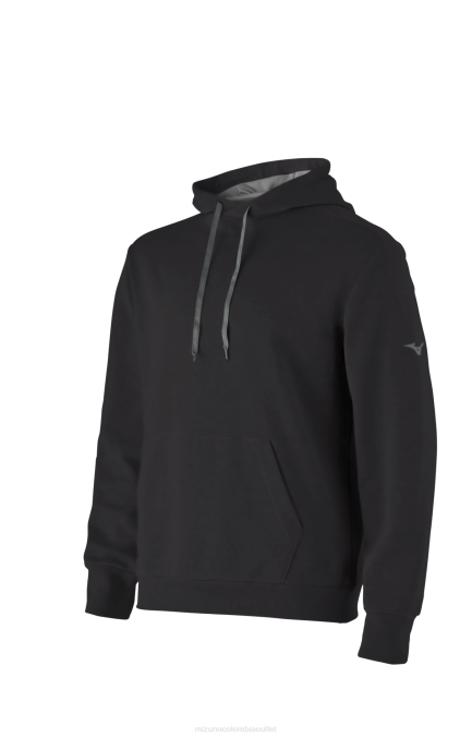 Mizuno sudadera con capucha de retador unisexo vestir negro (9090) 668F1330