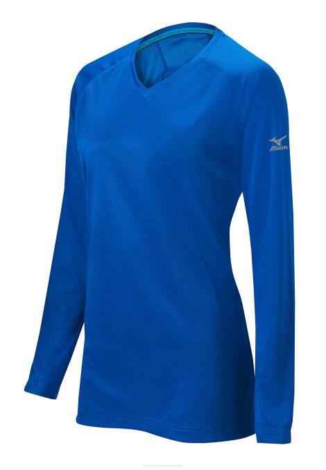 Mizuno camiseta de entrenamiento comp chica vestir real (5252) 668F2566