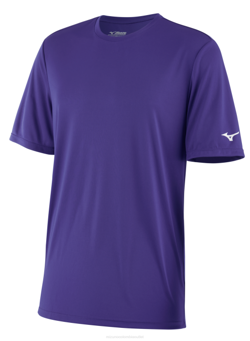 Mizuno camiseta de manga corta nxt unisexo vestir púrpura (6060) 668F1394