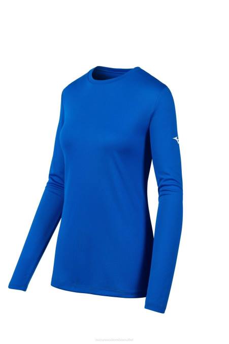 Mizuno camiseta de manga larga mujer vestir real (5252) 668F2109