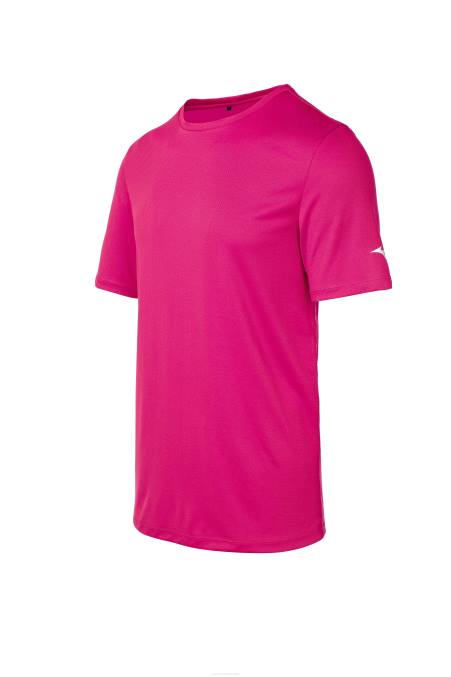 Mizuno tee juventud vestir rosa impactante (1m1m) 668F1505
