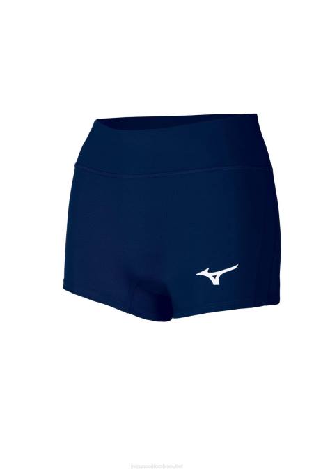 Mizuno pantalón corto de voleibol con entrepierna de 2,5" en el ápice mujer vestir azul marino (5151) 668F2231