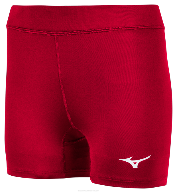 Mizuno shorts de voleibol vortex v2 mujer vestir rojo (1010) 668F2212