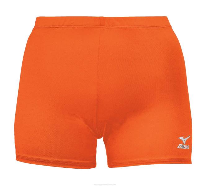 Mizuno voleibol vórtice corto mujer vestir naranja (2020) 668F2243