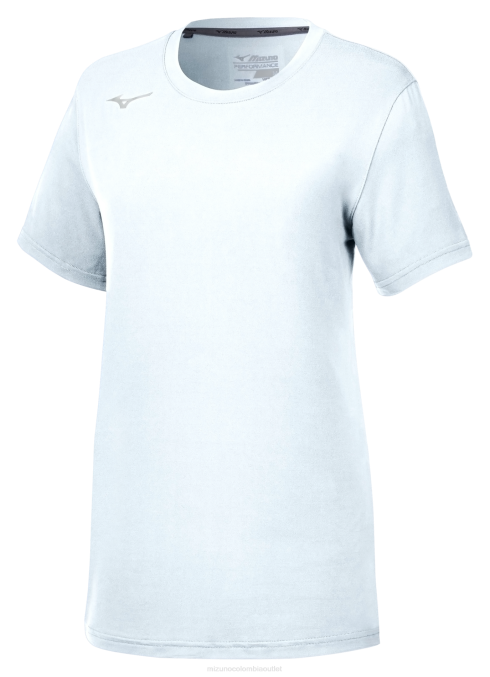 Mizuno camiseta de ataque de manga corta 3.0 chica vestir blanco (0000) 668F2291