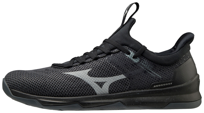 Mizuno zapatilla de entrenamiento tc-11 hombres zapatos darkshadow-negro(9890) 668F2687