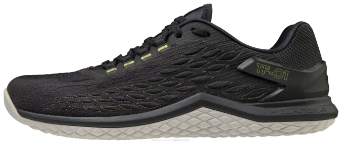 Mizuno zapato de entrenamiento tf-01 hombres zapatos negro-gris(9091) 668F2690