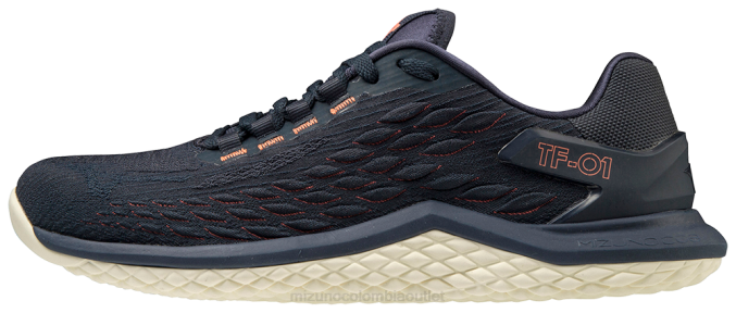 Mizuno zapato de entrenamiento tf-01 mujer zapatos azul marino-frambuesa (511z) 668F2700