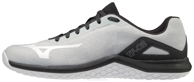 Mizuno zapato de entrenamiento tf-02 hombres zapatos gris-negro(9190) 668F2697