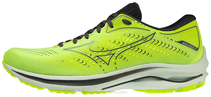 Mizuno zapatilla de correr wave rider 25 hombres zapatos neolima(4m4m) 668F171