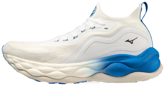 Mizuno zapatilla de running wave neo ultra hombres zapatos sin teñirblanco-negro(0190) 668F90