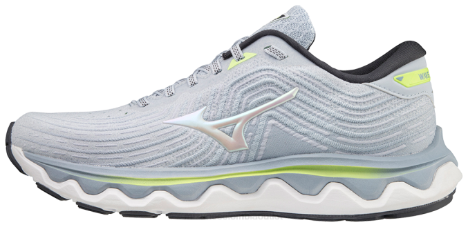 Mizuno zapatilla para correr wave horizon 6 mujer zapatos blanco brezo(he00) 668F126