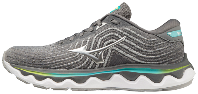 Mizuno zapatilla para correr wave horizon 6 mujer zapatos ultimategrey-silver(ug73) 668F128