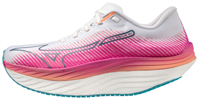 Mizuno zapatillas de correr wave rebelion pro mujer zapatos blanco-plata(0073) 668F38