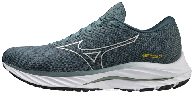 Mizuno zapatillas de correr wave rider 26 hombres zapatos goblinblue-vaporousgrey(gbvb) 668F115