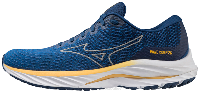 Mizuno zapatillas de correr wave rider 26 ssw hombres zapatos snorkelblue-vaporousgrey(skvg) 668F94