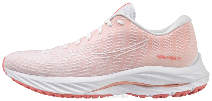 Mizuno zapatillas de correr wave rider 26 ssw mujer zapatos blanco-vaporousgrey(00vg) 668F99