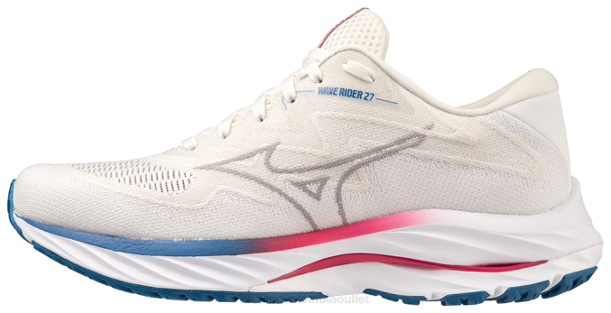 Mizuno zapatillas de correr wave rider 27 ssw mujer zapatos blanco-ultimategrey(00ug) 668F22