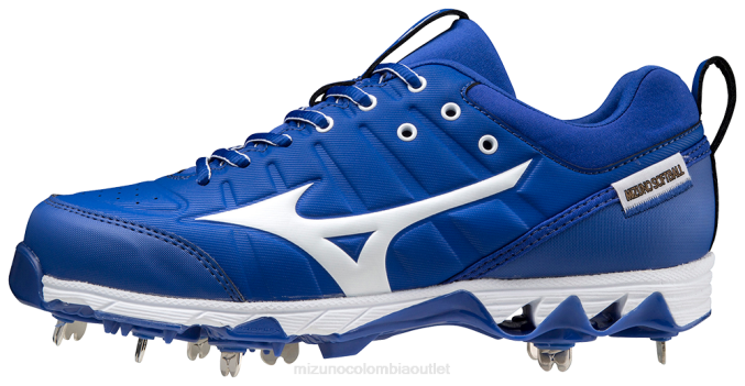Mizuno Taco de sóftbol de metal bajo Swift 7 de 9 puntas mujer zapatos blanco real (5200) 668F2157