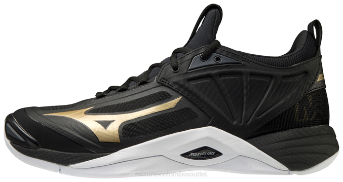 Mizuno Wave impulso 2 zapatillas de voleibol hombres zapatos negro-oro(9074) 668F2200