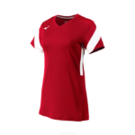 Mizuno balboa 6 camiseta de voleibol de manga corta mujer vestir rojo-blanco (1000) 668F2306