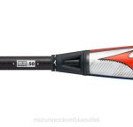 Mizuno bate de béisbol pwr crbn-bbcor (-3) unisexo accesorios negro-azul (9050) 668F549
