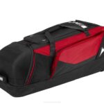 Mizuno bolsa con ruedas samurai x unisexo accesorios rojo-negro (1090) 668F1092