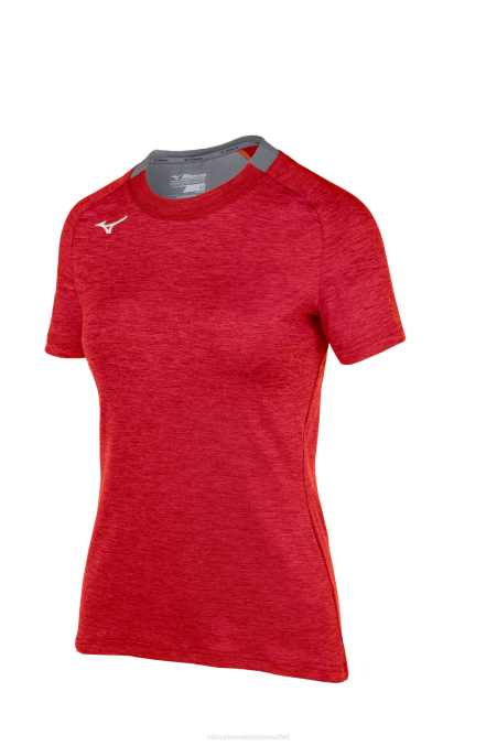 mizuno_camiseta_alfa_de_manga_corta_mujer_vestir_rojo_1010_668f2080.png Mizuno camiseta alfa de manga corta mujer vestir rojo (1010) 668F2080 - Image 1
