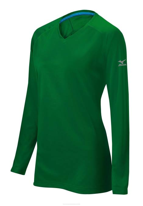 mizuno_camiseta_de_entrenamiento_comp_chica_vestir_bosque4141_668f2564.jpg Mizuno camiseta de entrenamiento comp chica vestir bosque(4141) 668F2564 - Image 1