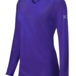 Mizuno camiseta de entrenamiento comp chica vestir púrpura (6060) 668F2567