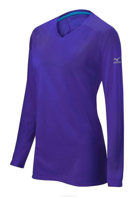 mizuno_camiseta_de_entrenamiento_comp_chica_vestir_purpura_6060_668f2567.jpg Mizuno camiseta de entrenamiento comp chica vestir púrpura (6060) 668F2567 - Image 1
