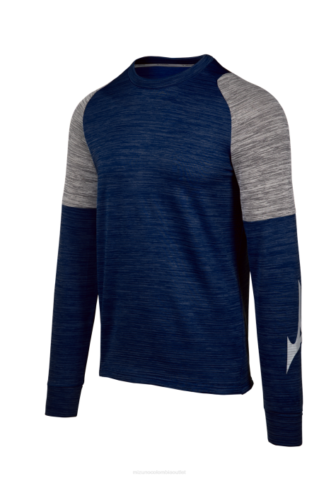 mizuno_camiseta_de_manga_larga_de_velocidad_juventud_vestir_azul_marino_sombra519i_668f2795.png Mizuno camiseta de manga larga de velocidad juventud vestir azul marino-sombra(519i) 668F2795 - Image 1