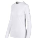 Mizuno camiseta de manga larga juventud vestir blanco (0000) 668F1516