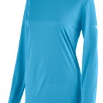 Mizuno camiseta de manga larga mujer vestir azul claro(5555) 668F1374