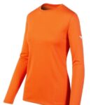 Mizuno camiseta de manga larga mujer vestir naranja (2020) 668F2105
