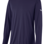 Mizuno camiseta de manga larga nxt juventud vestir azul marino (5151) 668F1419