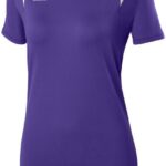 Mizuno camiseta de voleibol de manga corta balboa 5.0 juventud vestir púrpura-plata (6073) 668F2423