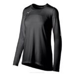 Mizuno camiseta de voleibol de manga larga techno vii unisexo vestir negro (9090) 668F2343